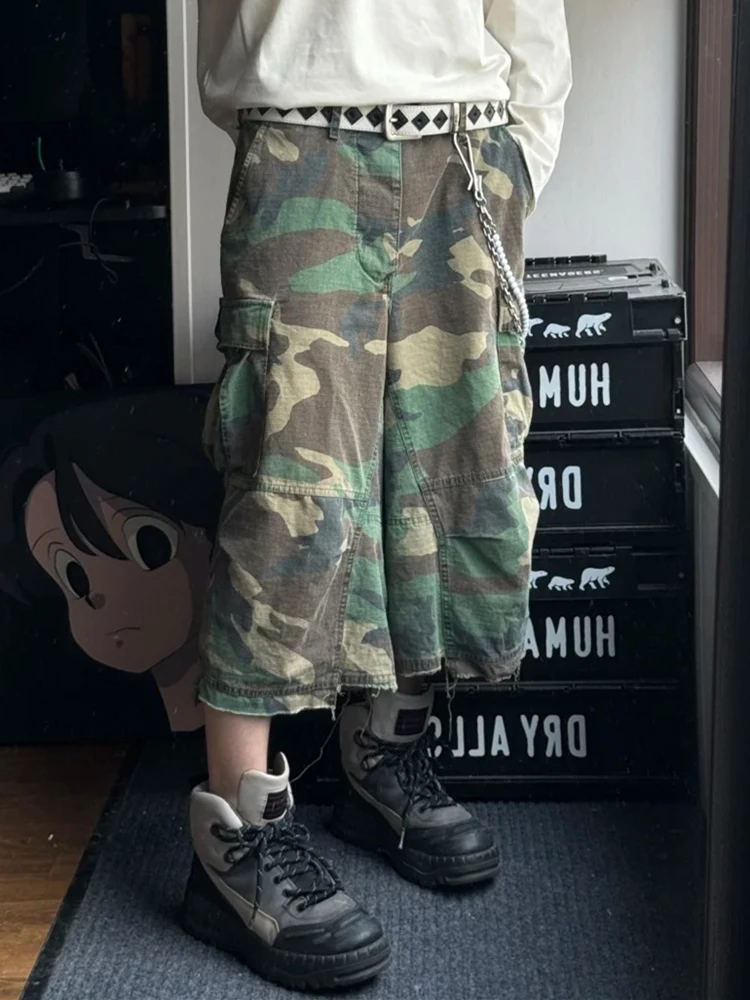 

Укороченные брюки, шорты, мужские летние камуфляжные шорты для спецодежды, мужские и женские повседневные шорты высшего качества большого размера с несколькими карманами