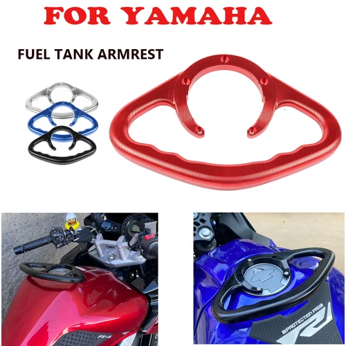 Imagen 1 del producto Barra de tanque de gasolina para pasajero trasero de motocicleta, reposabrazos de tanque de combustible, barra de agarre, manillar, empuñadura de mano para YAMAHA Tracer7/GT MT07 MT09 R1 R3 R6