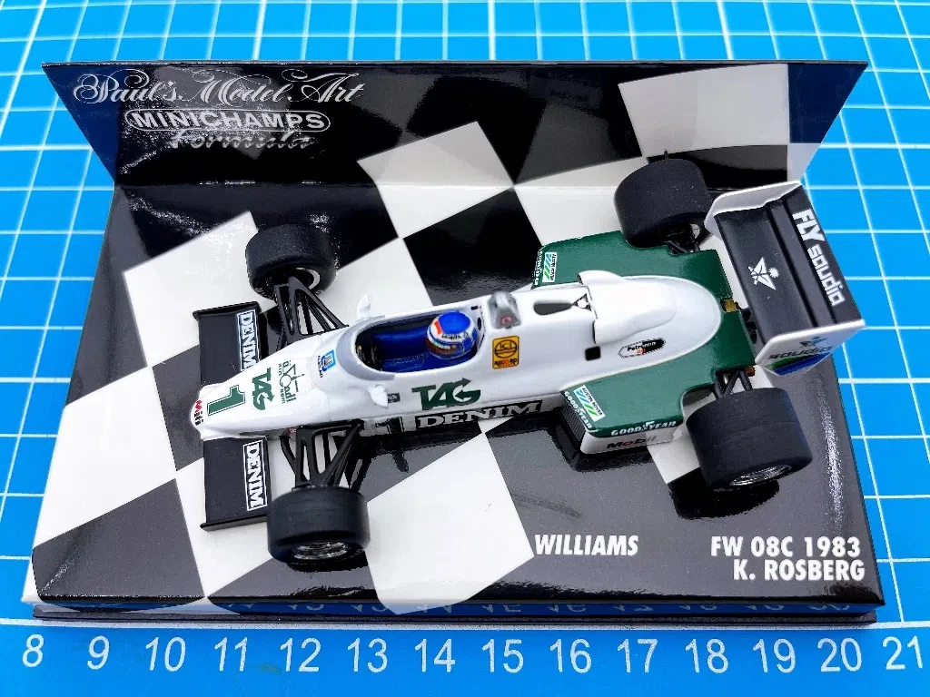 

Minichamps 1:43 F1 FW08C 1983 Keke Rosberg Simulation Limited Edition Resin Metal Static Car Model Toy Gift