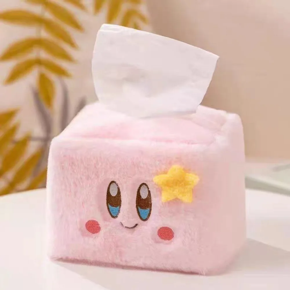 Cute Kirby Tissue Box Cover, Anime Paper Towel Holder, Car & Home Decor Gift view 3