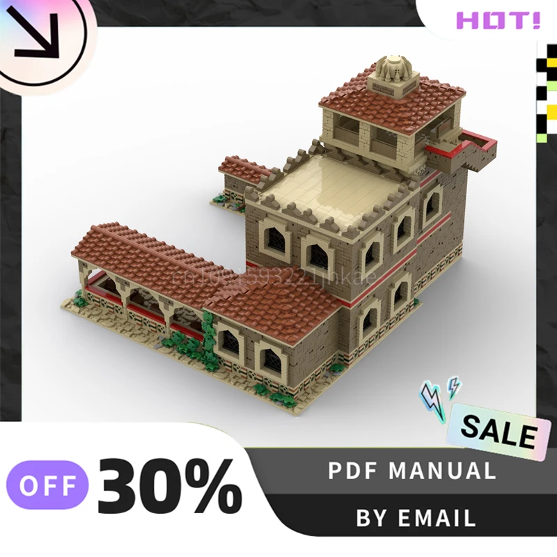 [5712 個] カスタマイズされた MOC アーチェリーレンジクリエイティブビルディングブロックセット STEM 教育玩具建設モデルキット誕生日ギフト