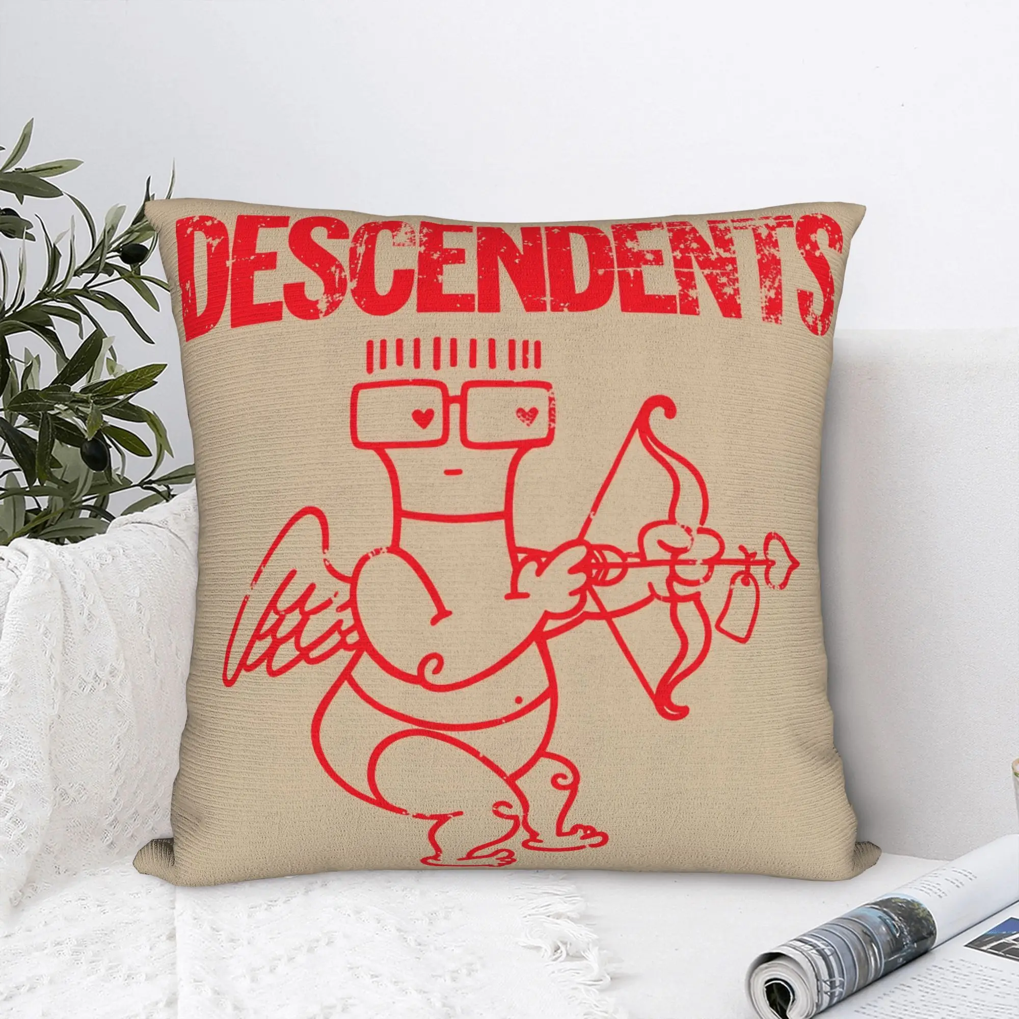 Descendents Milo Goes to College Pillow Case  Soft Pillow Cover For Living Room Sofa Morden Pillowcases