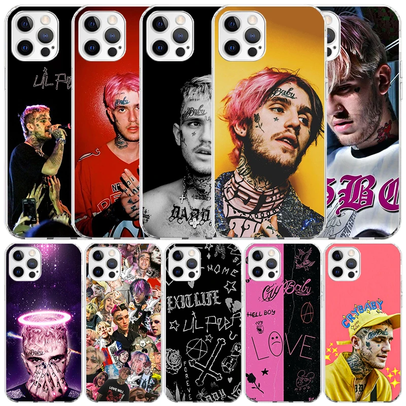 Lil Peep Singer Phone Case For IPhone 16 15 14 13 12 11 Pro Max Mini XR XS X 7 Plus 8 + SE 2020 Soft TPU Back Cover