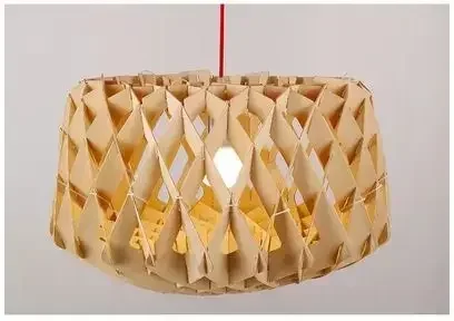 Modern minimalist dining room bedroom hall solid wood art diamond bird cage floor led chandelier