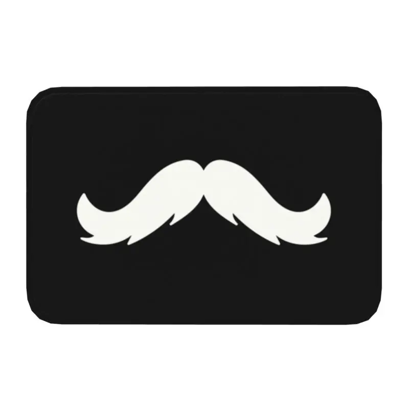 Fashion Handlebar Mustache Floor Door Bathroom Kitchen Mat Anti-Slip Indoor Doormat Bedroom Balcony Entrance Rug Carpet Footpad