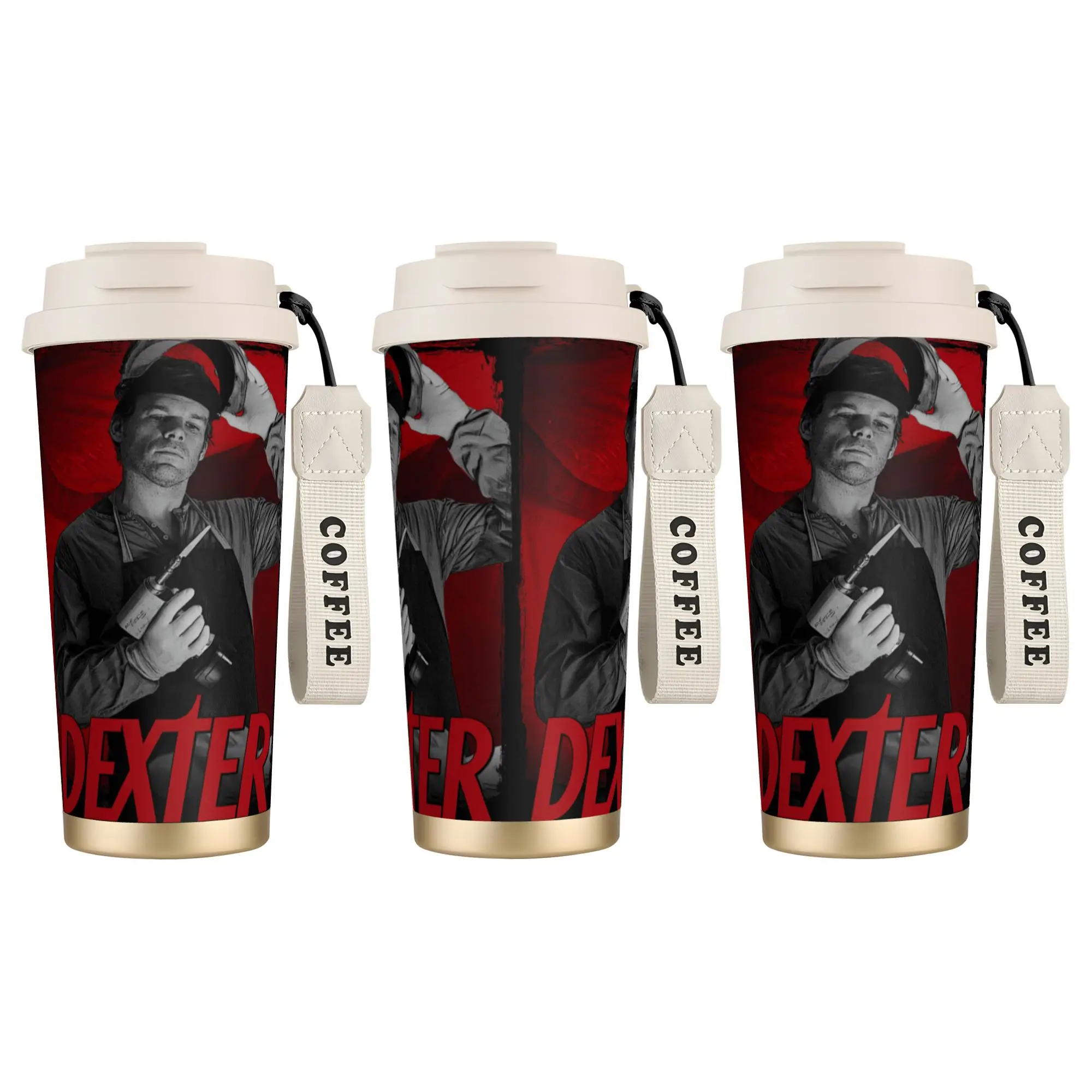 

Большая термокружка Dexter See Saw для холодных напитков, портативная, из нержавеющей стали, бутылка для воды, термос для путешествий