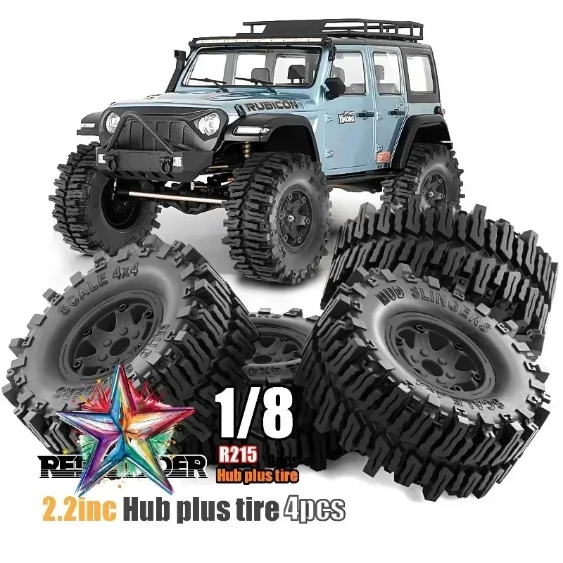 22-mud-slingers-crawler-tires-130mm-od-plastic-beadlock-wheels-12mm-hex-4pcs-for-1-10-trx4-axial-scx10-rc-car-replacement-part