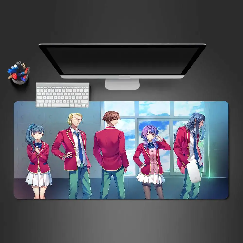 Classroom Of The E-Elite Anime Mousepad Non-slip Suitable For Office Computers Laptops E-sports Game Desk Mats XXL Keyboard