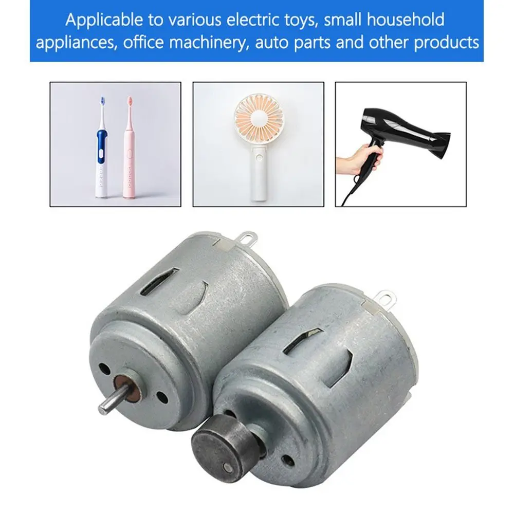 1Pcs Durable Mini 260 Motor High Speed Car Fan Electric Machinery Tools DC 3-12V DIY Electric Motors