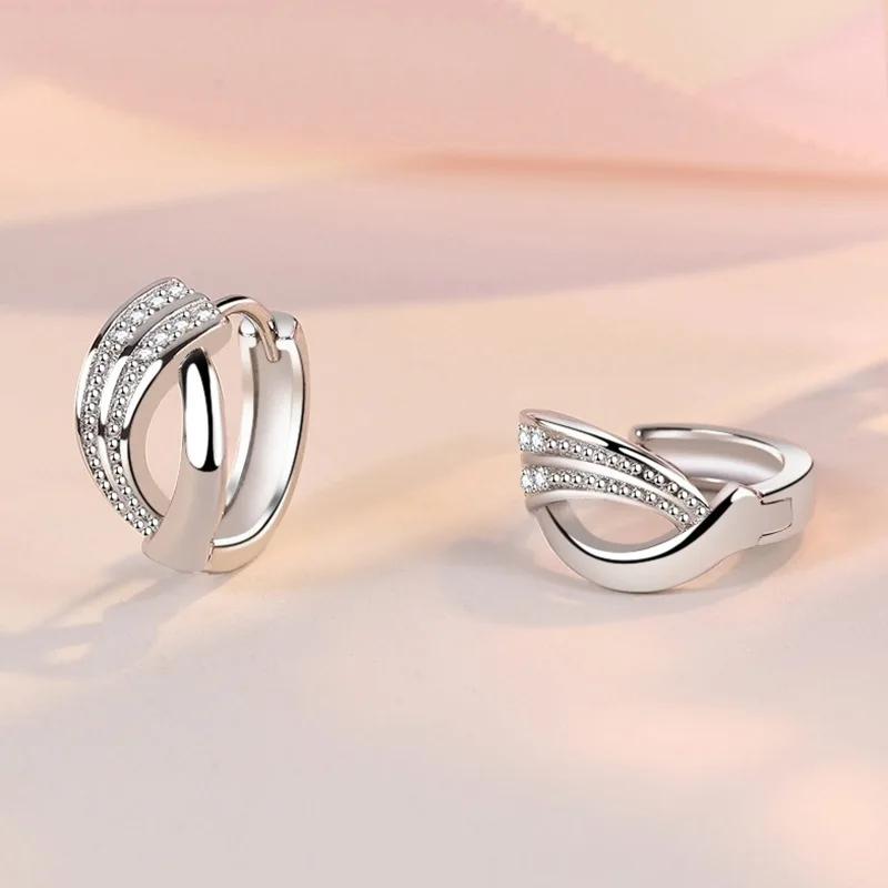 D-Farbene Moissanit-Ohrstecker für Damen, 925er Sterlingsilber, 18 Karat vergoldet, Hochzeitsschmuck, edler Schmuck