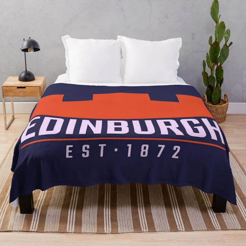 Edinburgh Rugby Throw Blanket blankets and throws Decorative Sofa Flannels Blankets