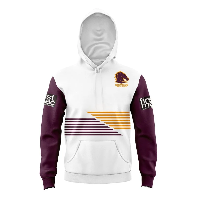 2024 Brisbane Home Away Rugby Jersey-KIDS HOODIE