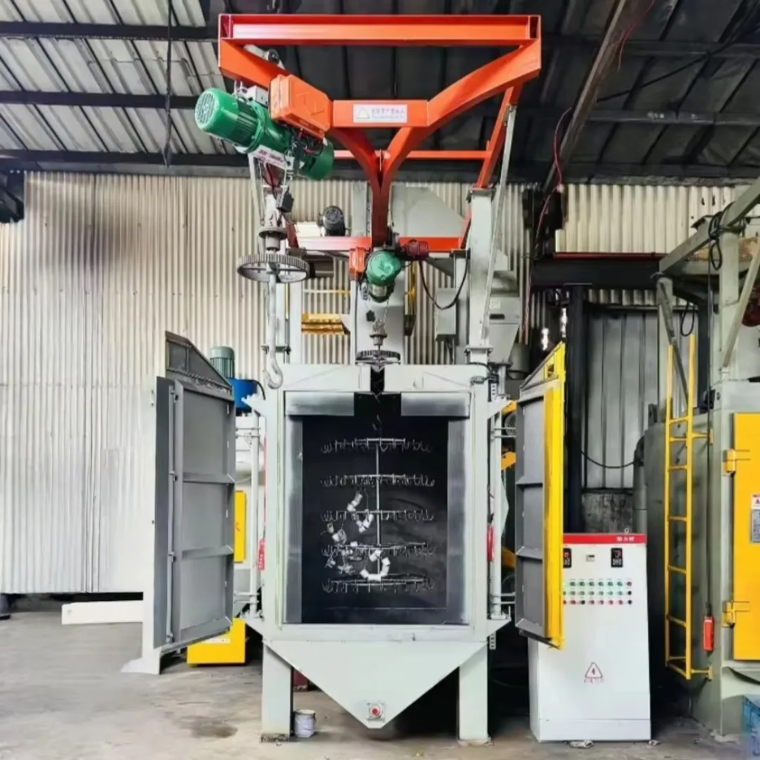 Versatile Hook Type Shot Blasting Machine Shot Blast Cleaning Machine for Metal Rust Removal Peening and Coating Prep