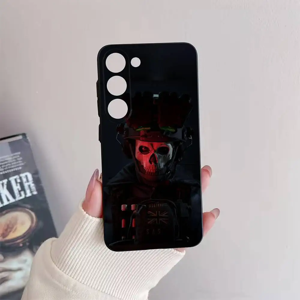 حافظة هاتف Game Call Of D-Duty 2 لهاتف Samsung Galaxy A 91,80,73,72,71,53,52,51,22,5G غطاء أسود ناعم مقاوم للصدمات