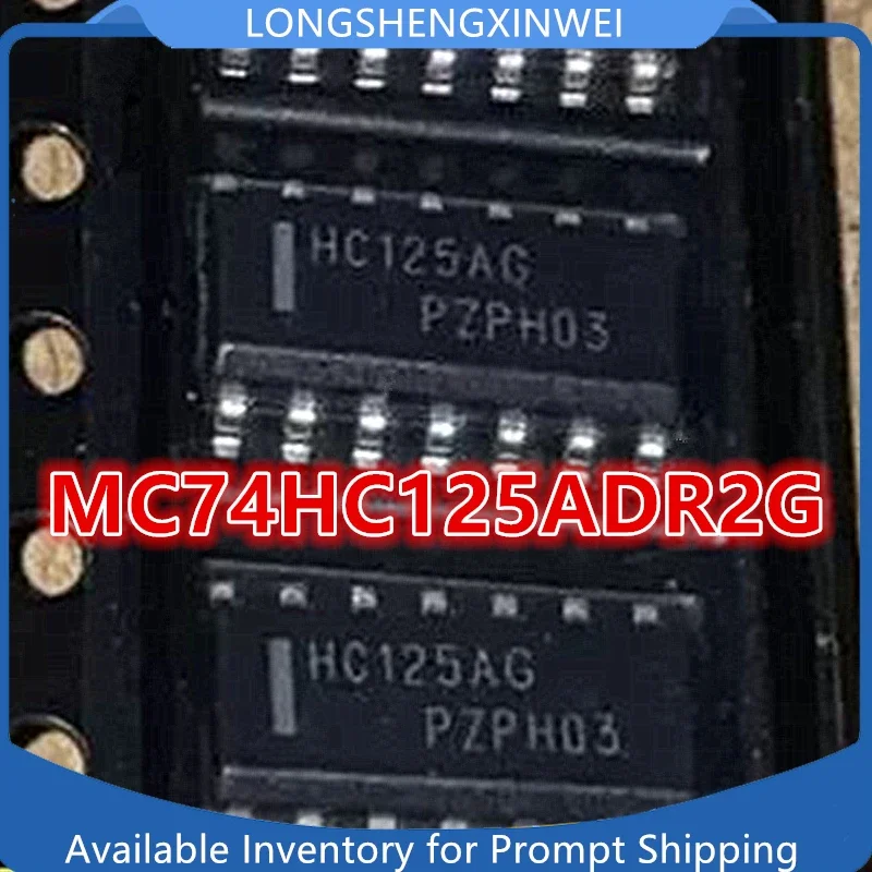 1PCS New MC74HC125ADR2G Silk Screen HC125AG Patch SOP14 Buffer Chip  Original Stock