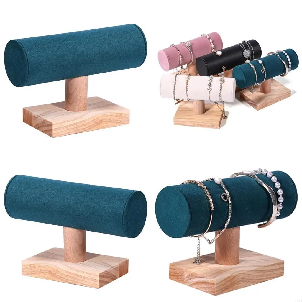 

Деревянный браслет-дисплей, полка, органайзер для хранения браслетов, элегантный держатель для ювелирных изделий