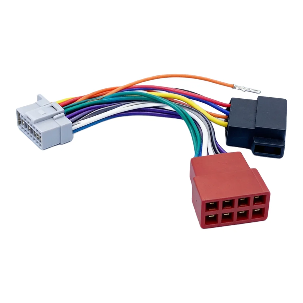 16 Pin ISO Wiring Harness Connector Adapter for For ALPINE Car Stereo Radio Player Compatible with For ALPINE Audio Systems