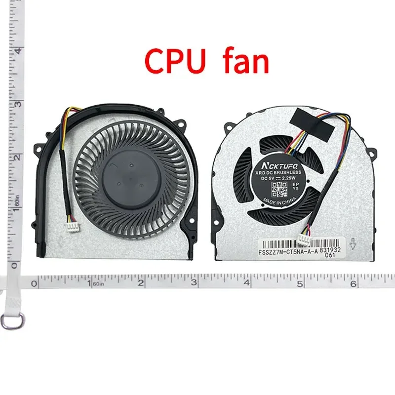 Laptop Cpu Gpu Fan For CLEVO NH50EA NH50RA EFC-70100V1-0AH EGC-77100v1-0AH 911MT 911ME MP 911 PLUS 911ST G7000S T58-V ZX8 cr5s1
