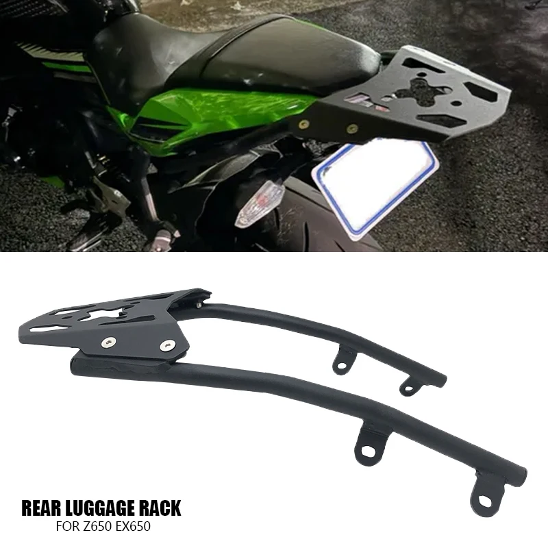 

Подходит для KAWASAKI Ninja 650, кронштейн багажника EX650 Z 650 2017-2024, задняя багажник мотоцикла, держатель полки