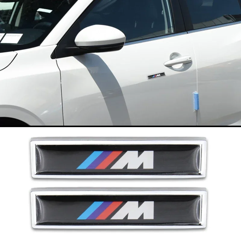 2pcs car metal decorative labeling car tail sticker For BMW M 1 3 4 5 6 7 E Z X M3 M5 M6 E39 E46 E30 E28 E91 E92 Car accessories