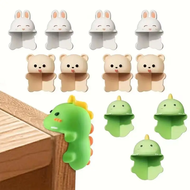 5 Anti-Collision Corner Protectors For Table Corners, Soft Edge Covers, Cartoon Anti-Bump Strips, Protective Anti-Collision Cove