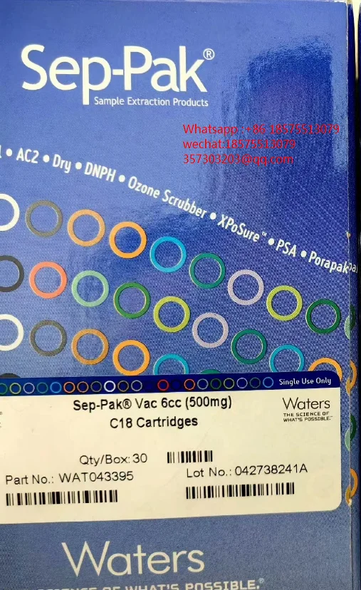 Für Wasser wat043395 Fest phasen extraktion säule, Sep-Pak Aluminium oxid b 6cc Vac Patrone, 500mg c18 Sorbens pro Patrone 1 Stück