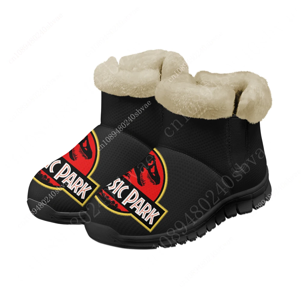 

Dinosaur World Jurassic Park Snow Boots Chucky Mens Womens Teenager Custom Boot Casual Keep Warm Snow Shoe Couple Sports Shoes