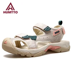 HUMTTO Summer Hiking Shoes for Women Sandals Breathable Outdoor Water Beach Sandals Womens Camping Fishing Climbing Aqua Shoes