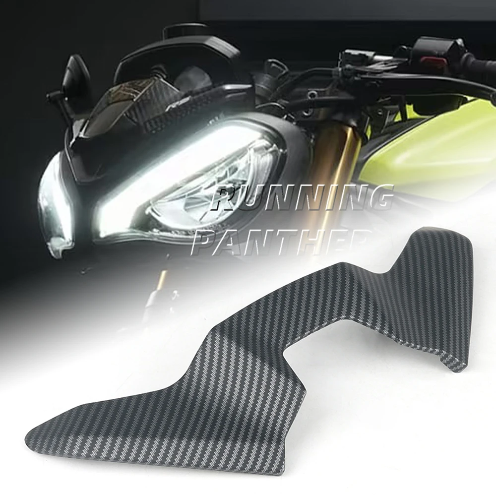 

New For Street Triple 765 R RS 765R 765RS Moto2 2023 2024 Motorcycle Fairing Head Front Upper Panel Cover Fairings Cowl