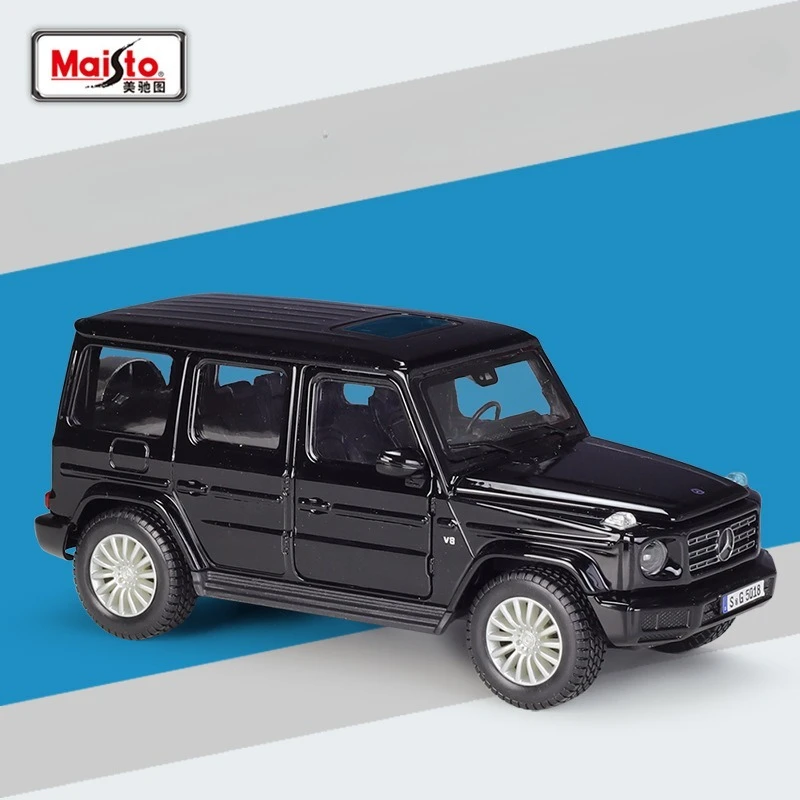 

Коллекционная модель автомобиля Maisto 1:25 Mercedes G 2019 года, литая под давлением, с подставкой
