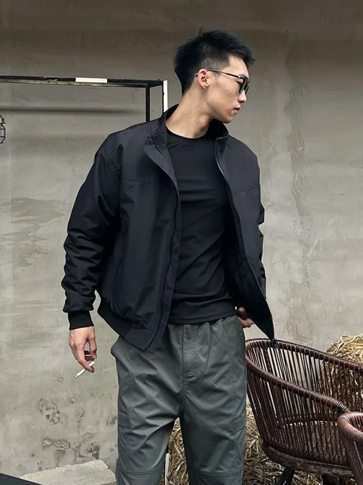 

American Sle Bomber Pilot Jaet Мужская ор Модный силуэт Cleanfit Воротник-стойка Бейсбольный orm Верхняя одежда