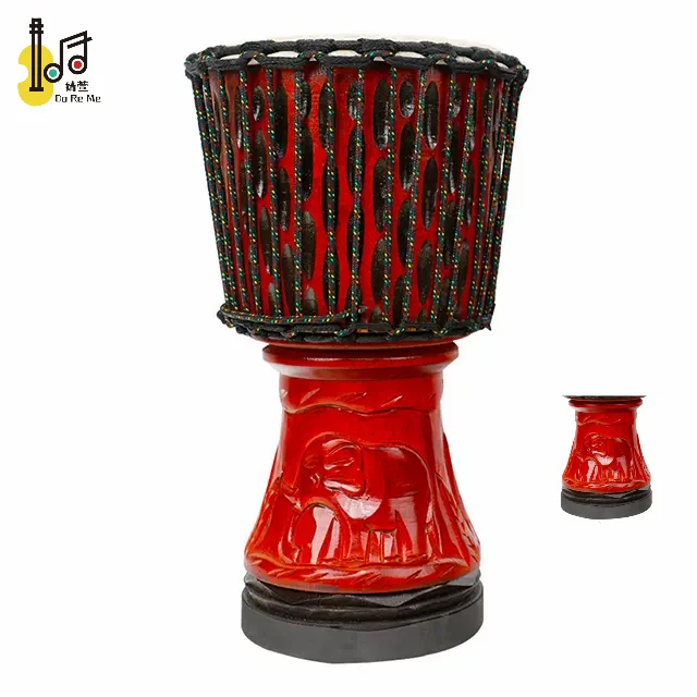 Percussion musical instruments toy traditional african drum set djembe wooden materials musical instrument toy drums