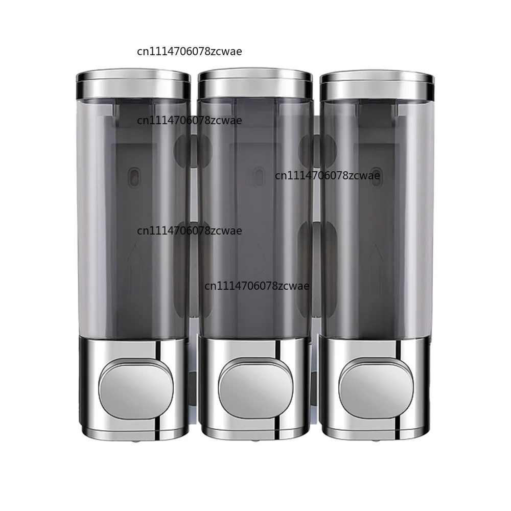 for  dispenser with manual pressing three-head soap  bathroom wall-mounted soap  liquid box