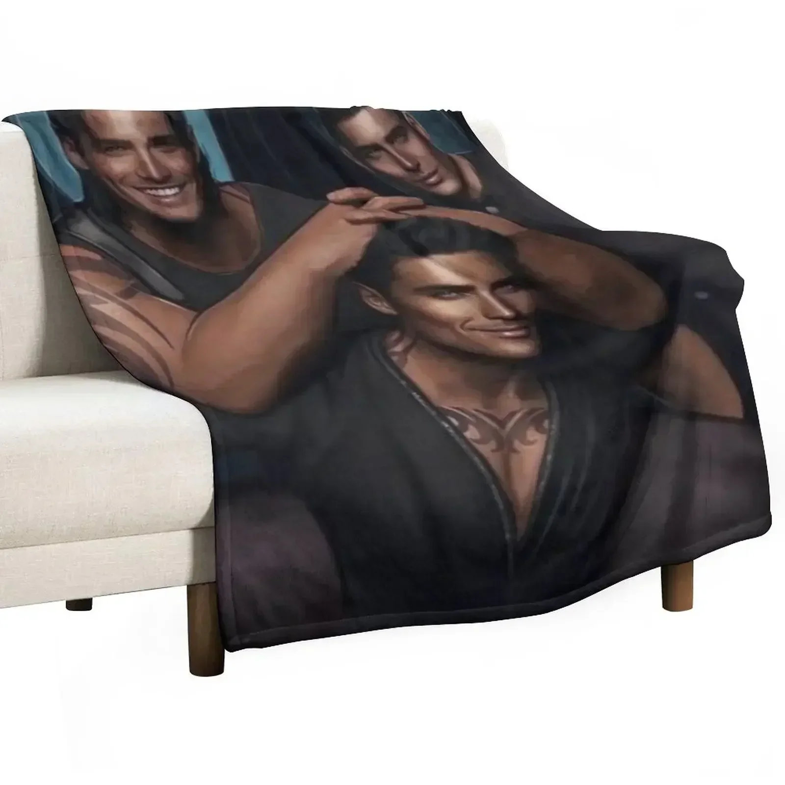 

Rhysand, Cassian, Azriel - Batboys Throw Blanket Decorative Sofa Hairy Sofa Blankets