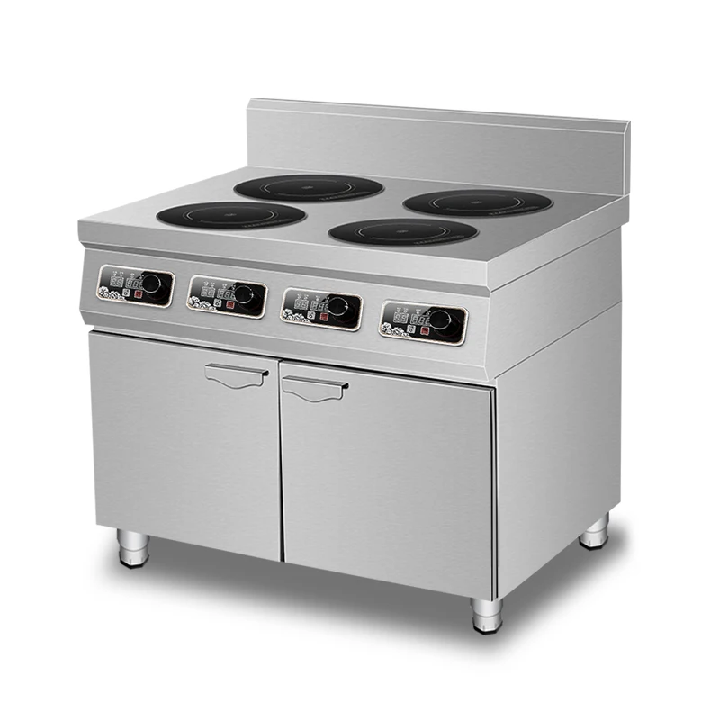 In-Smart WM-03 Commercial Electric Induction Cooker Stainless Steel Wide Restaurant Cabinet-style Hob Stovetop 220V 3500W 6