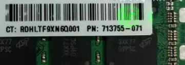 

Для 713755-071 Серверная память HP 8 ГБ 2RX4 PC3L-12800R 713983-B21 715283-001