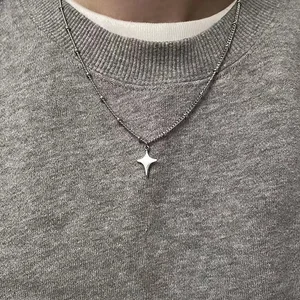 Callar Cadrine SIMPLE STAR FOR MEN AND WOMEN, FLOOR ASSEMBLY ACCESSORIES, CURRENT FOR FASHION PARTIES 12 Main Men's Pendant Sales - №11