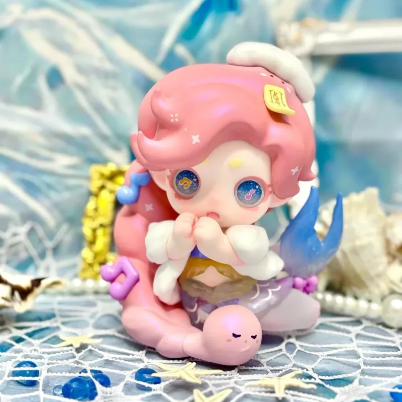 ﻿ Authentic Spot Ghost Keeno Third-Generation Wishing To The Sea Breeze Summer Blind Box Trendy Toy Cute Figurine Desktop Gift