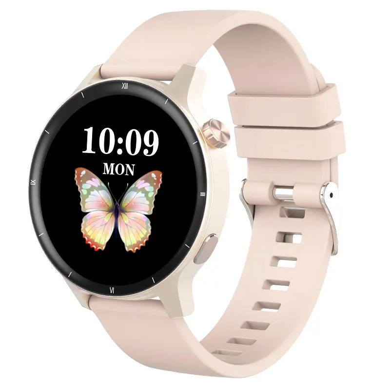 2024 جديد المرأة ساعة ذكية الرياضة سوار معدل ضربات القلب وقياس الأكسجين في الدم IP68 مقاوم للماء مع الاتصال الهاتفي على مدار الساعة الديناميكية ثلاثية الأبعاد