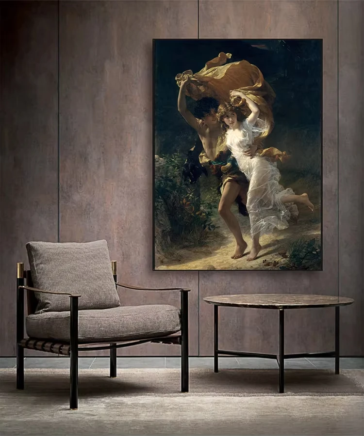 خمر جون ويليام المائية الفيكتوري امرأة صورة شالوت المشارك طباعة صور فنية للجدران قماش اللوحة غرفة ديكور المنزل #2