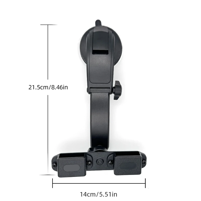 Upgraded Vehicle Mount for Communication Radios Double Device Vehicle Support