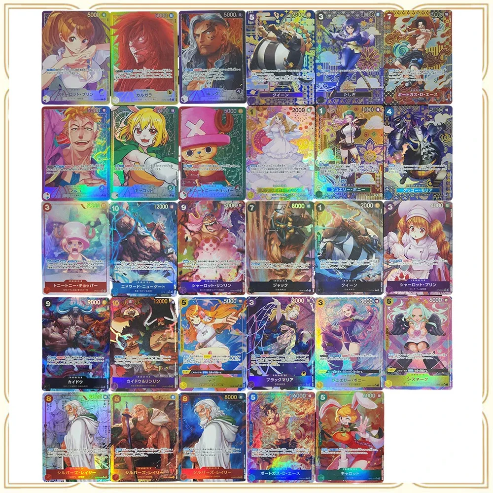 

29 шт./компл. аниме One Piece DIY ACG Kaidou Nami Charlotte Linlin Ulti Премиум блестящие коллекционные карты подарки на Рождество и день рождения