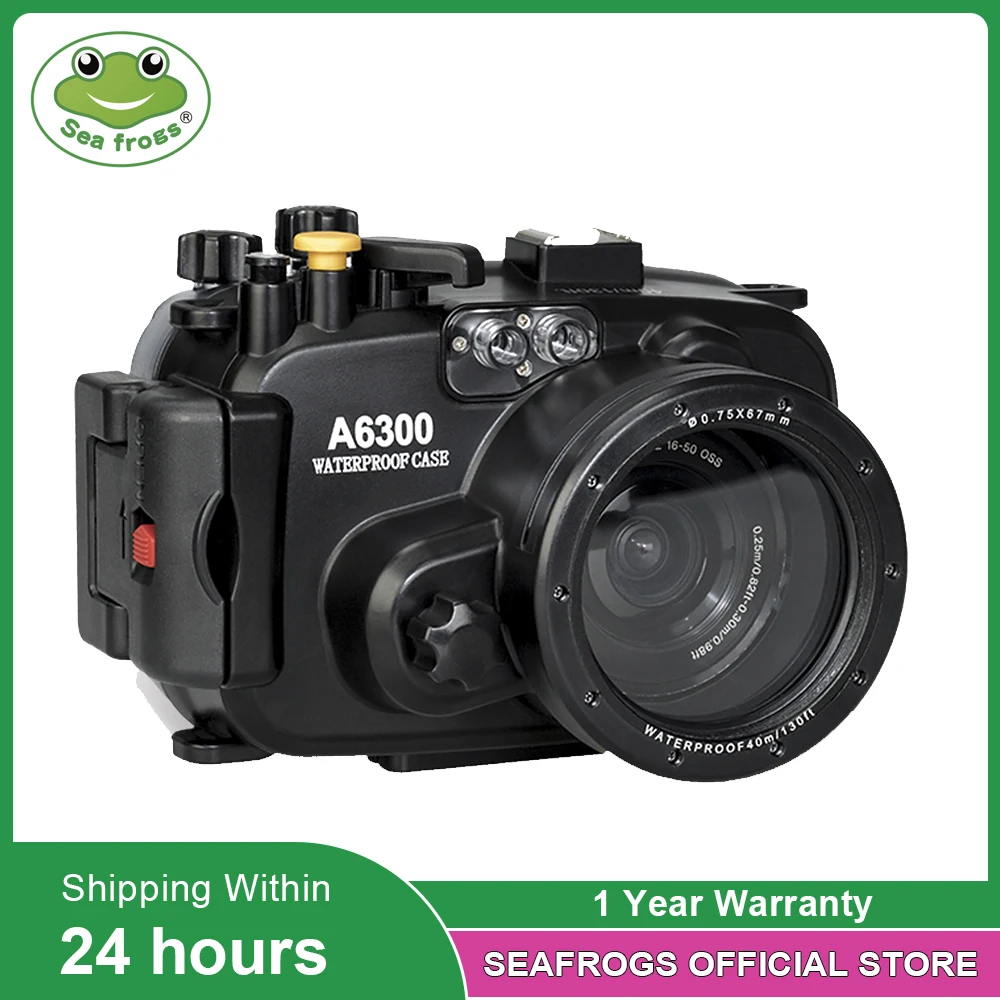 For Sony A6300 A6400 Camera Housing Waterproof IPX 8 Diving Depth 40m Photographic Freely Underwater Protective Case Equipment