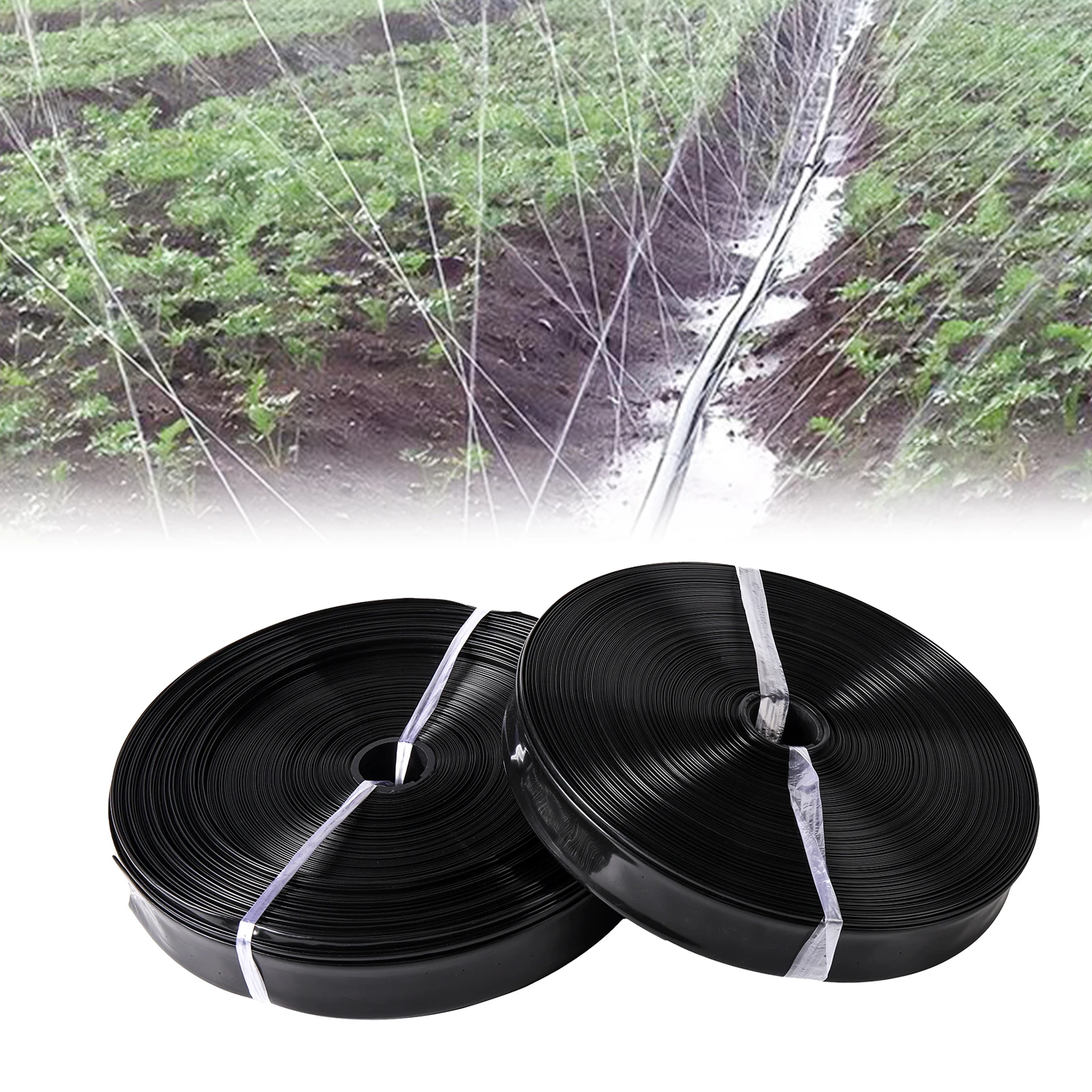 

200M/Roll 1" Φ28mm Micro Spray Drip Tape 5/7 Hole Agricultural Irrigation Flex Water Pipe Greenhouse Watering System Water Pipe