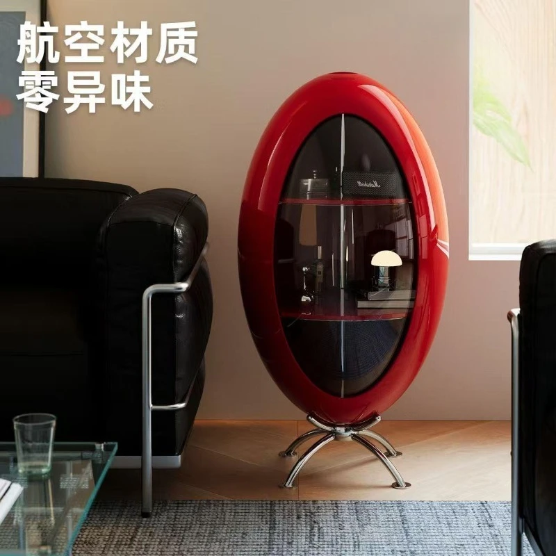 Cabinet, household living room, sofa, side corner, coffee table storage, snack storage rack