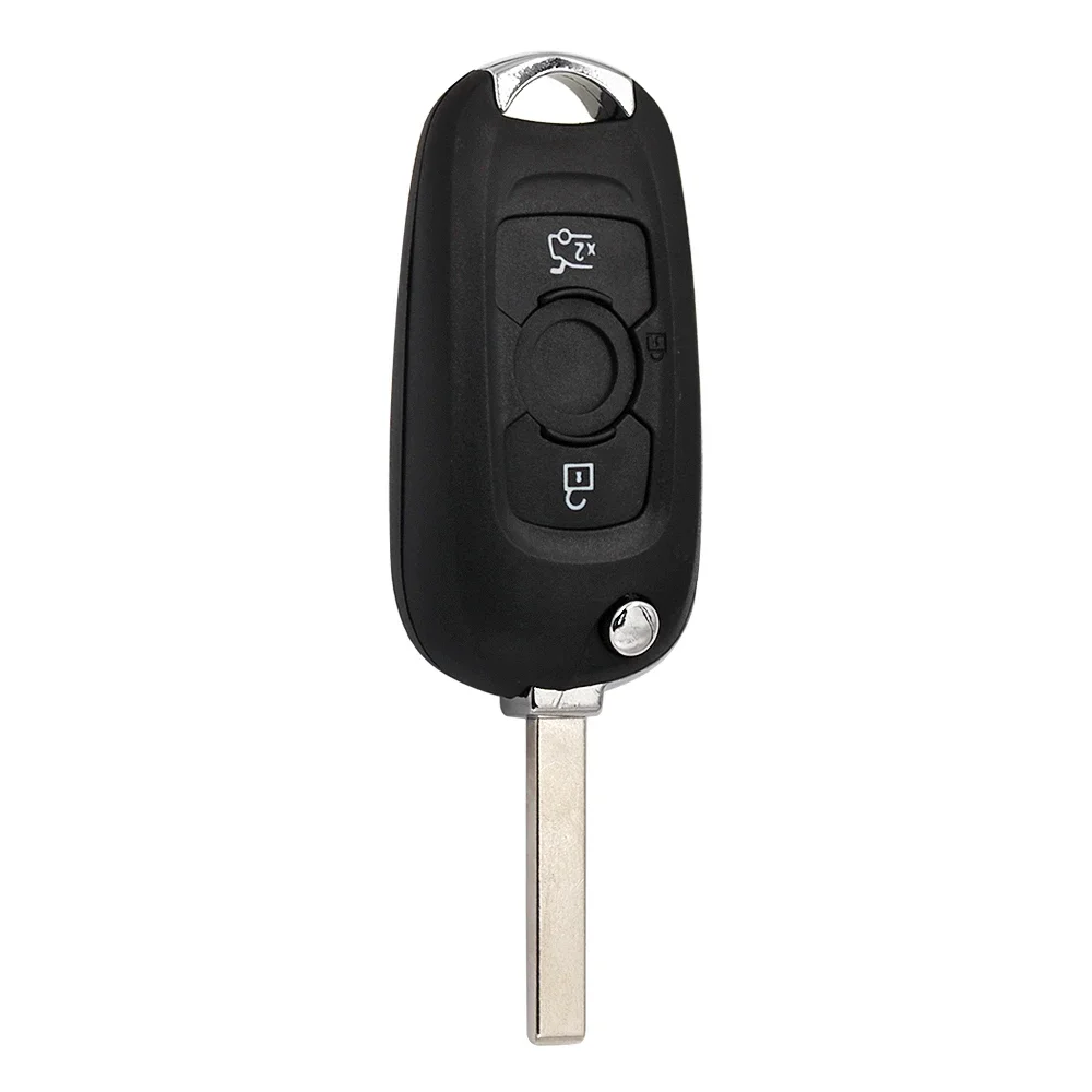 2 Button Flip Blank Remote Key Shell for Opel Astra K 2015 2016 2017 HU100 Uncut