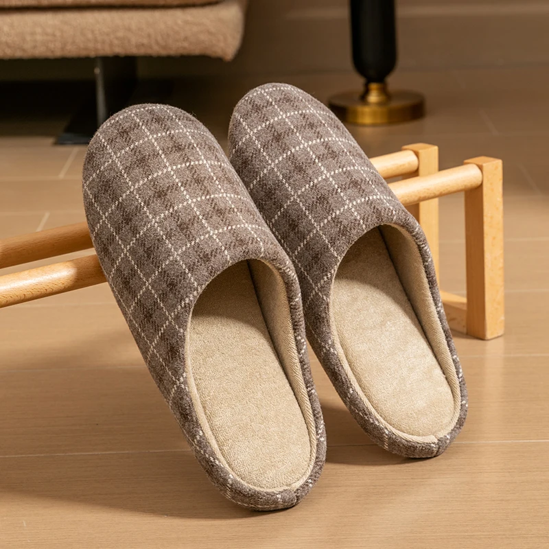 Men's Autumn&Spring Home Anti-skid Slippers, Lightweight and Quiet Sleeping Bedroom Male Comfortable Home Shoes for All Seasons image 2