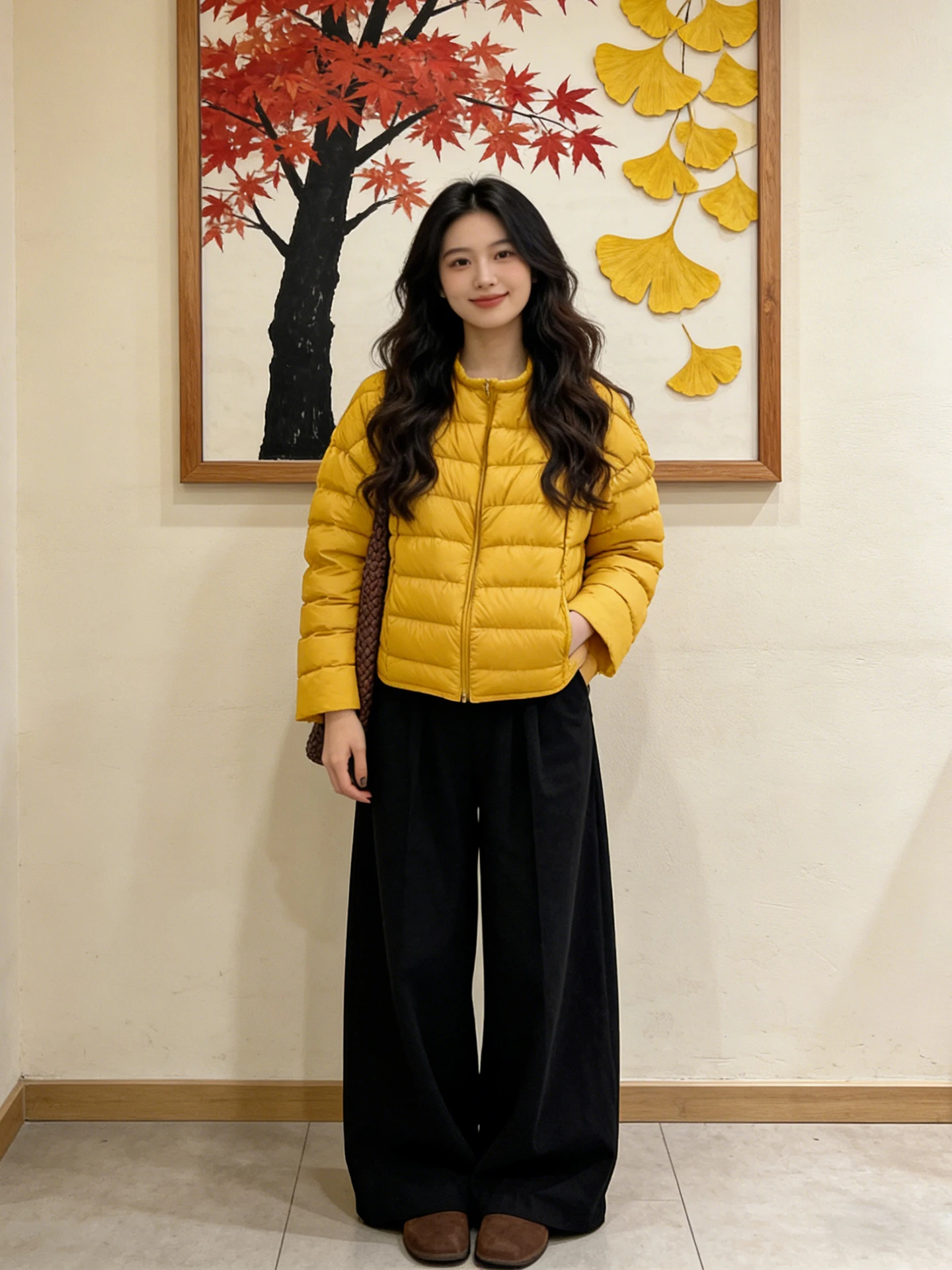 

Korean Sle Ultra Thin Yellow down Cotton Jaet Women's ort Outdoor Casual Warm Coat Lightweight Cact Autumn Winter
