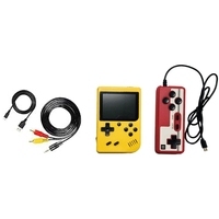 HOT-Handheld Game Console-Retro Handheld Game Console,Color Display Video Game Console With 400 Classic Games And Gamepad