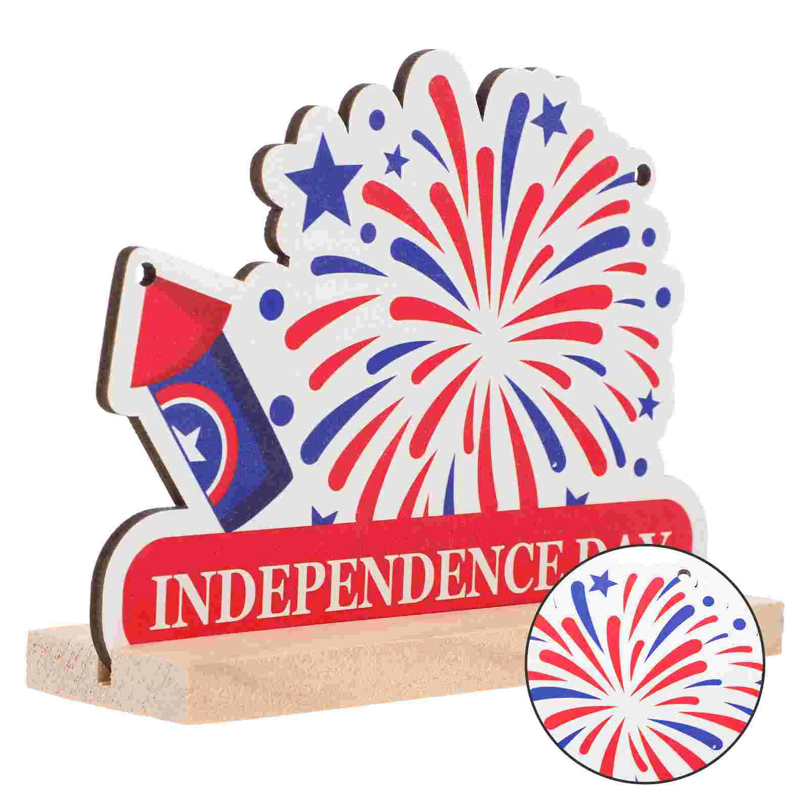 Independence Day Decoration Festival Hanging Signs Statue Door Ornament Party Supplies Happy Home